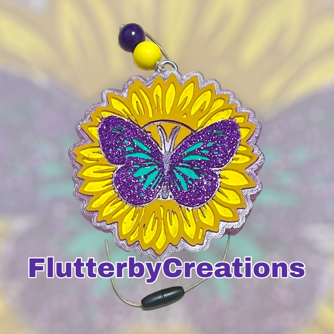 Sunflower and Flutterby