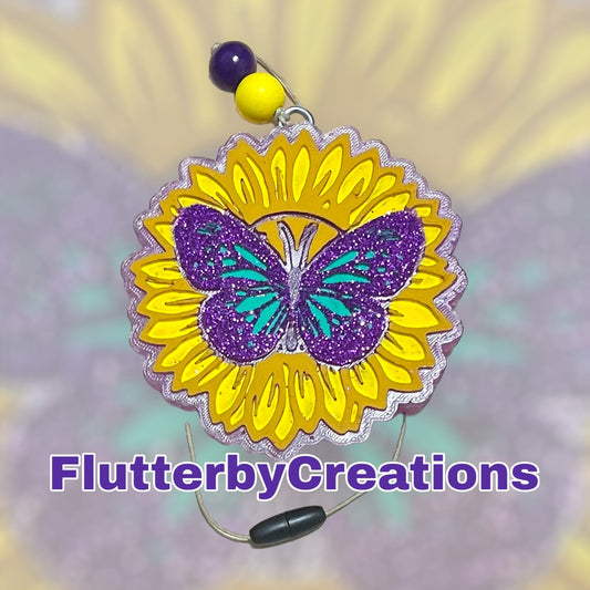 Sunflower and Flutterby