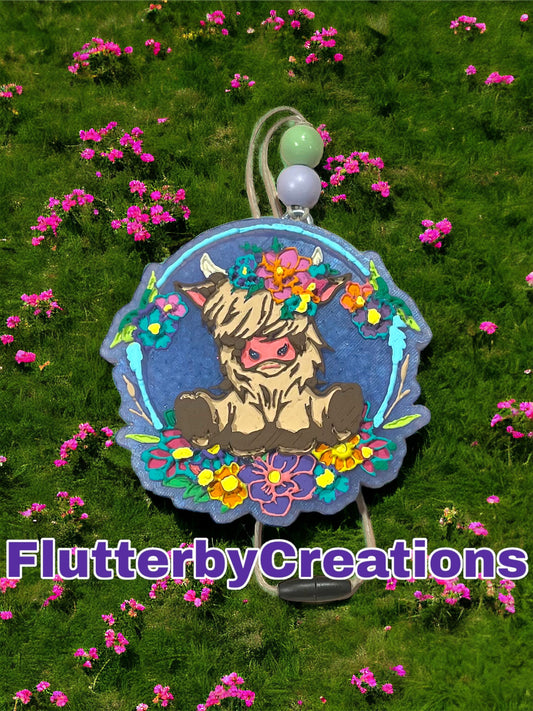 Flower cow